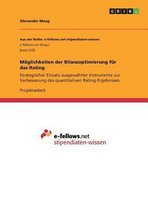 Möglichkeiten der Bilanzoptimierung für das Rating