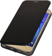Slim Folio Case - Book Case Telefoonhoesje - Folio Flip Hoesje - Geschikt voor Huawei P8 Lite 2017 - Zwart