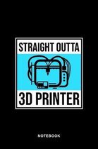 3D Printing Art Graphic Notebook