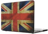 Macbook Case voor Macbook Pro Retina 15 inch - Laptoptas - Hard Case - Retro Union Jack Engelse Vlag