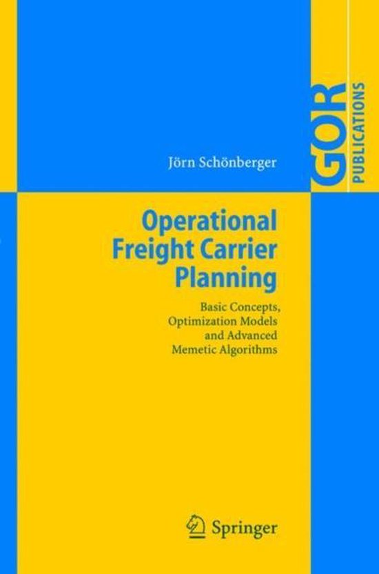 Operational Freight Carrier Planning - cover