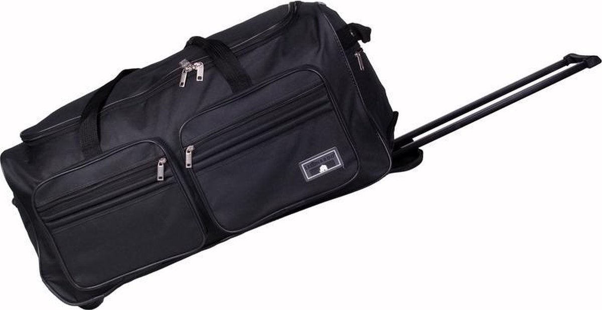 Leonardo Reistas Met Wielen - Reistassen - Wieltas Reis Tas - 81,5 X 39 X 41 5 Cm 132l Xxl Zwart 9200000029921667