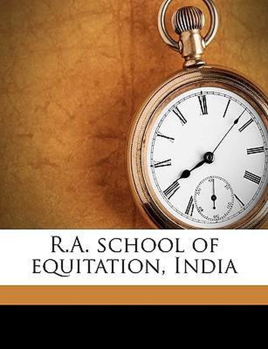 R.A. School of Equitation, India - cover