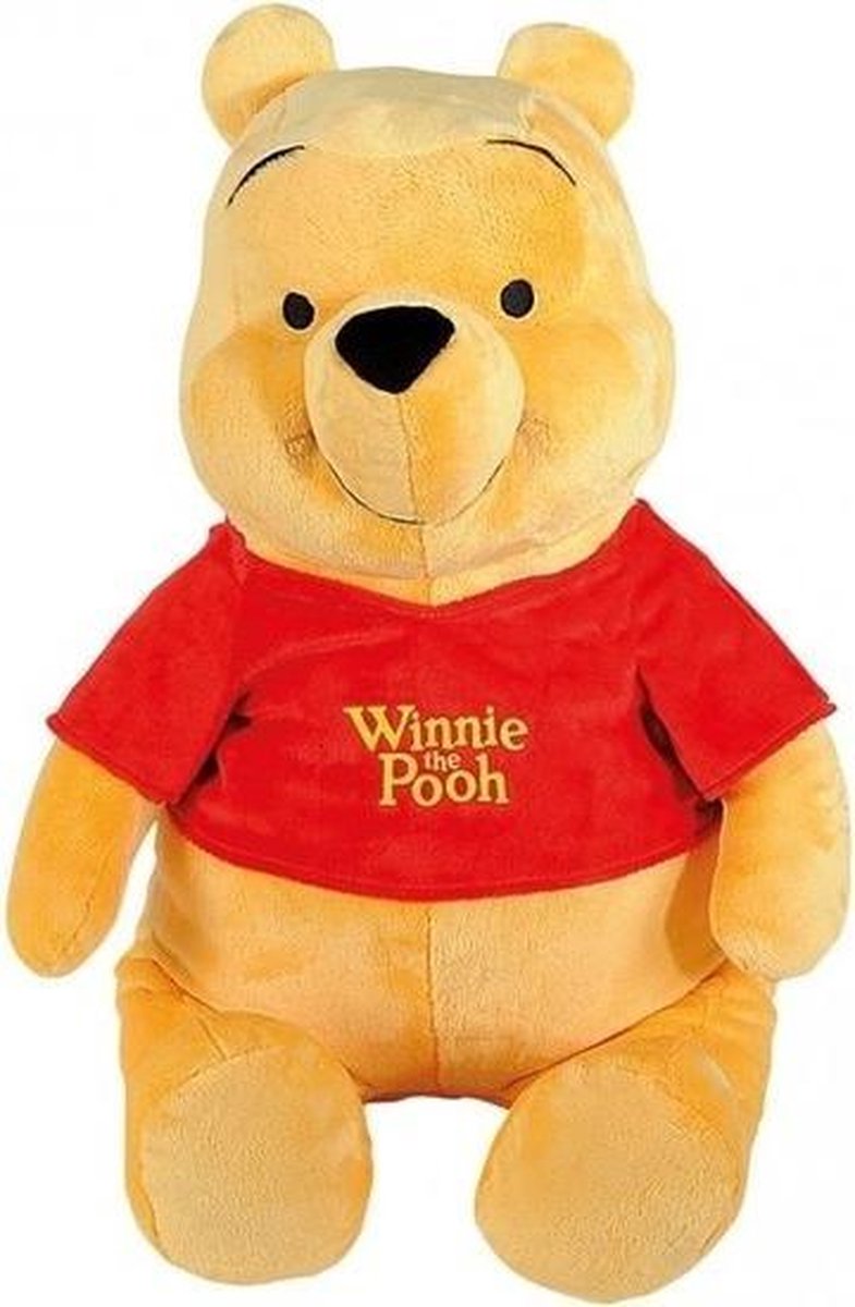 halen Haarzelf misdrijf Pluche Winnie de Poeh knuffel 80 cm Disney speelgoed - Grote cartoon  knuffels -... | bol.com