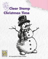 Nellies Choice Clearstempel -  Christmas time Sneeuwpop CT008
