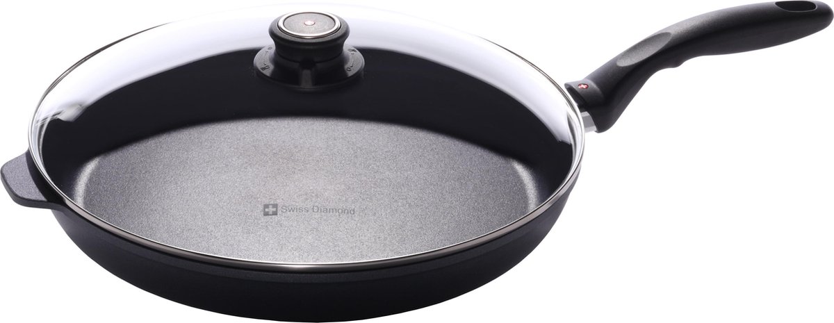 Swiss Diamond Sauteuse antiadhésive avec couvercle 24cm