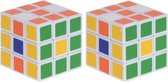 2x Magische kubus spelletjes 3,5 cm - Puzzels - Speelgoed