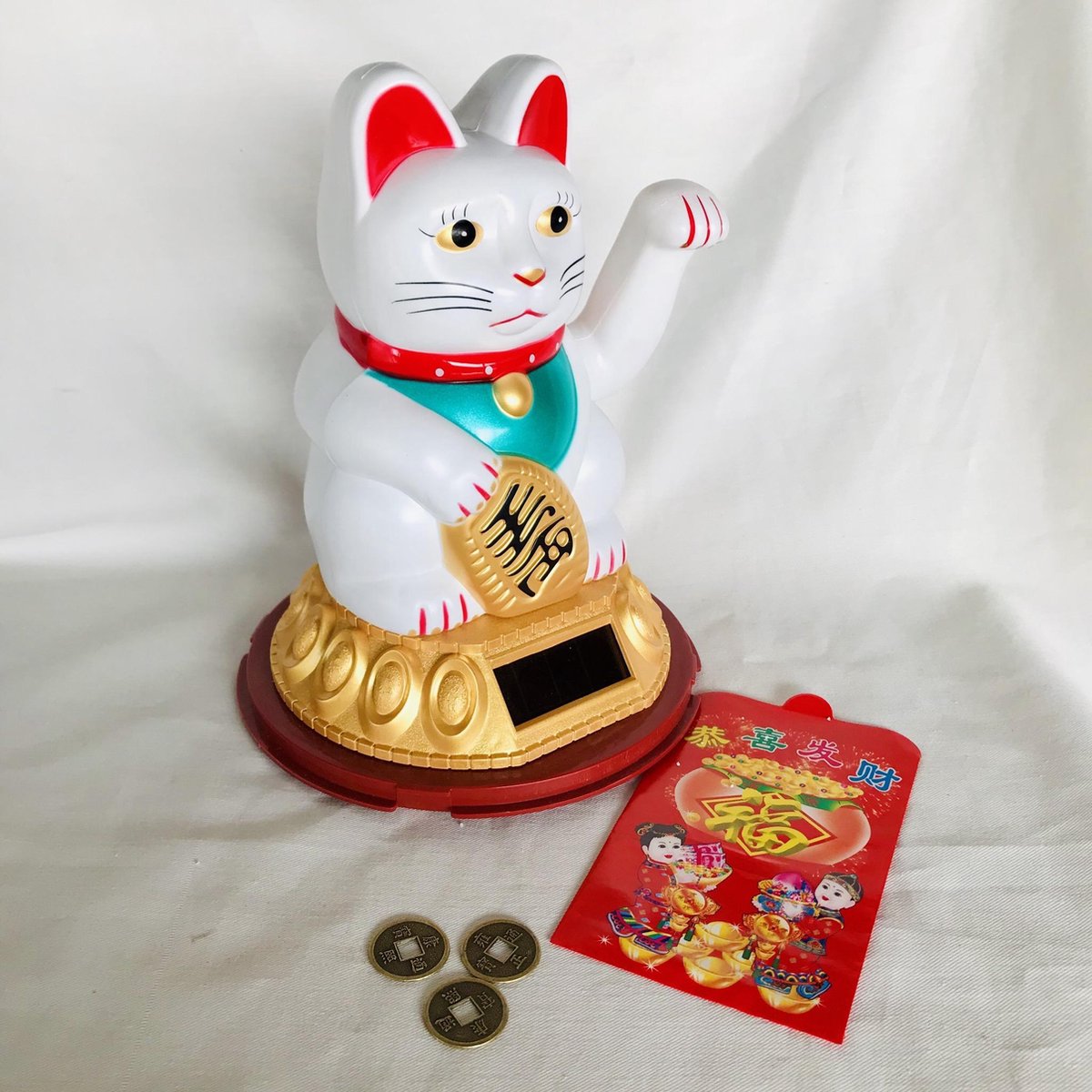 Chat Japonais Porte-Bonheur,Animé Mignon Chat Agitant,Chat
