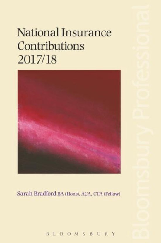 Core Tax Annuals- National Insurance Contributions 2017/18 - cover