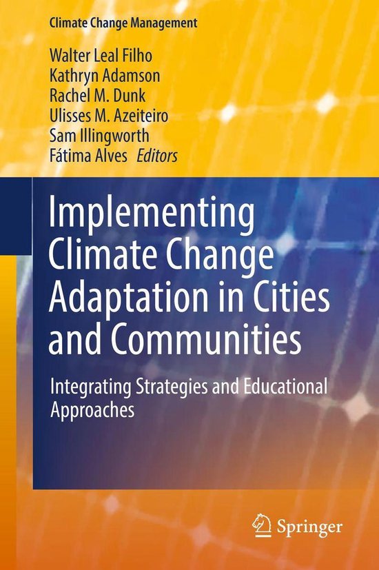 Climate Change Management - Implementing Climate Change Adaptation in ...