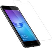 Shop4 - Huawei Y6 (2017) Glazen Screenprotector -  Gehard Glas Transparant