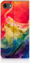 iPhone 7 | 8 Hoesje Standcase Watercolor Dark