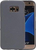 Sand Look TPU Hoesje voor Galaxy S7 G930F Grijs