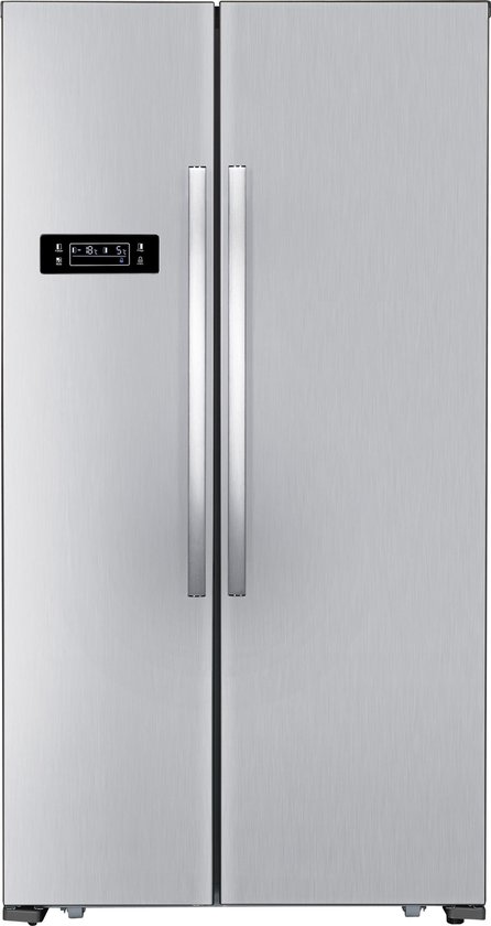Exquisit - SBS550-4A++ - Amerikaanse koelkast - Inox | bol.com
