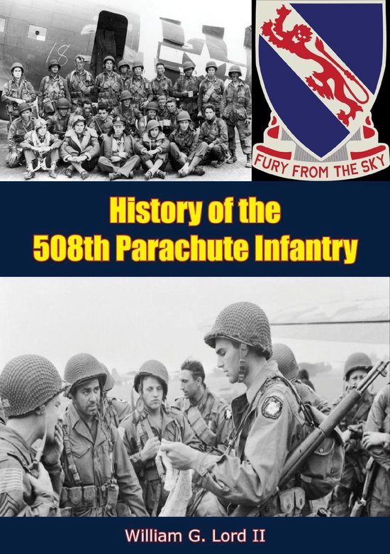 History of the 508th Parachute Infantry - cover