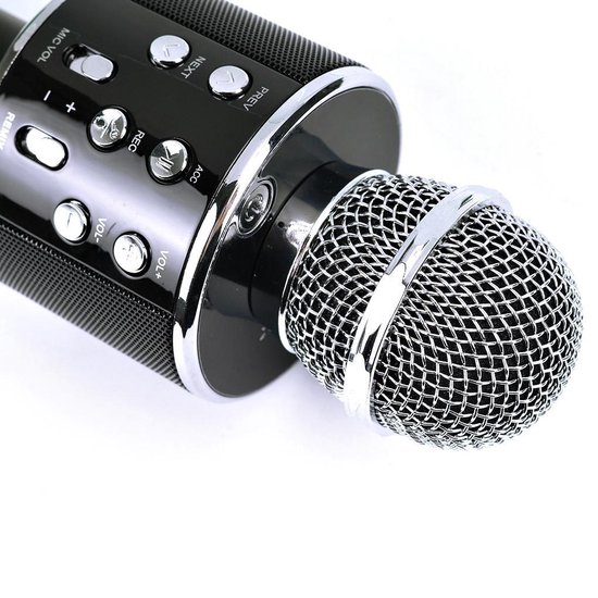 Karaoke/Draadloze microfoon met speaker Bluetooth Roze - AB internetservice