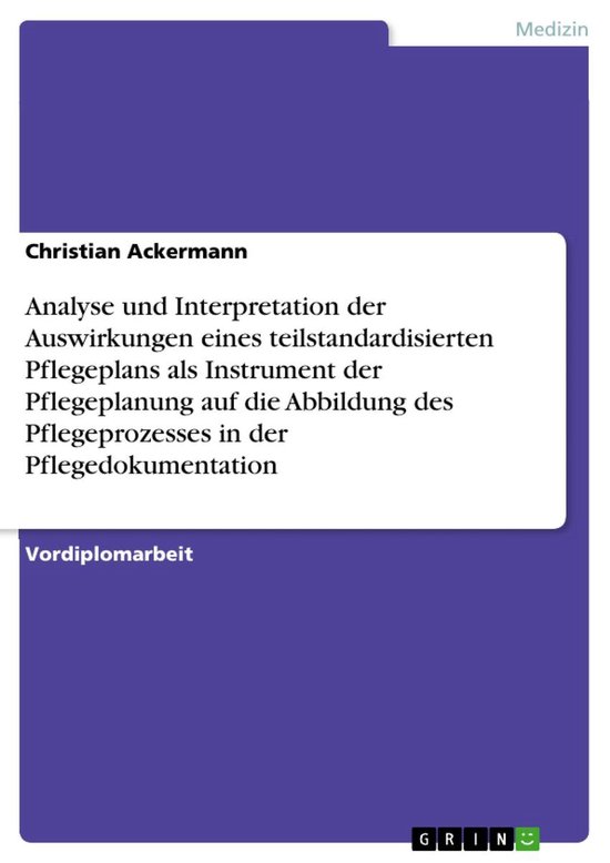 Analyse und Interpretation der Auswirkungen eines teilstanda ... - cover