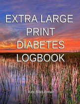 Extra Large Print Diabetes Logbook