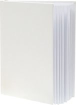 Deknudt Frames A66DF1 20SI 20x20cm Album adhésif blanc avec couverture en cuir
