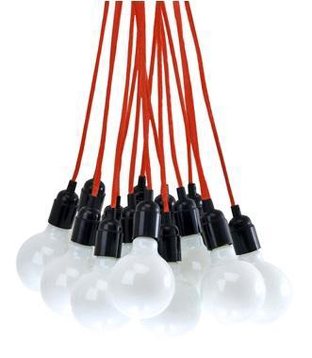 Leitmotiv Hanglamp Bundle Light - Red | bol.com