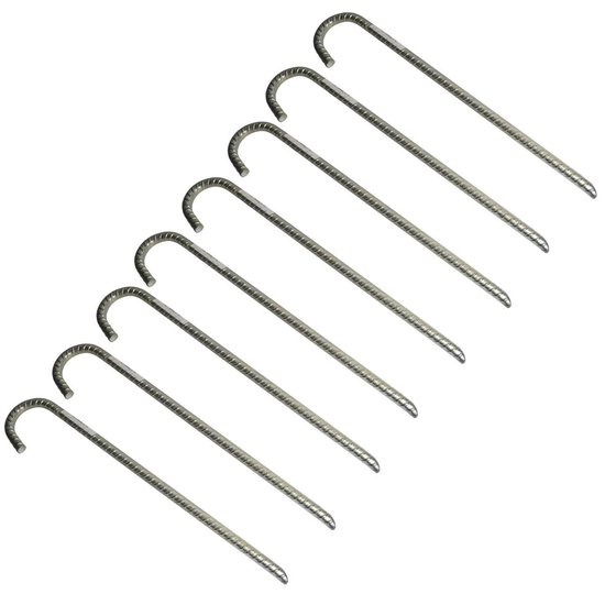 Stormharing Grondpen - 10 Stuks - Ø12 x 380mm / 75mm - Stalen Staaf - Geschikt voor grote tenten Groepstenten Evenement Tenten Voortenten - Alle Grondsoorten van Storm — afbeelding 2