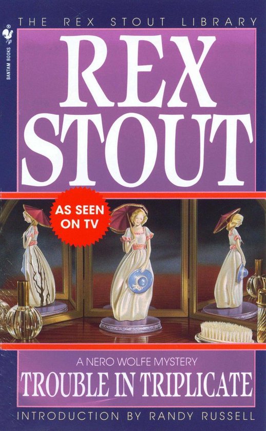 Nero Wolfe 14 - Trouble in Triplicate - cover