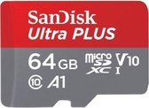 SanDisk MicroSDHC Elite Ultra 64GB 100MB/s incl adapter +2Y rescue pro + 1Y Magisto