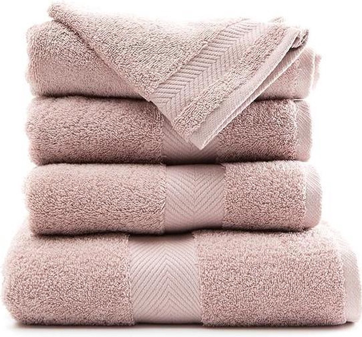 Casilin Royal Touch - Hotel Kwaliteit - Pakket van 2 Badlakens - 65 x 125 cm - Misty Pink