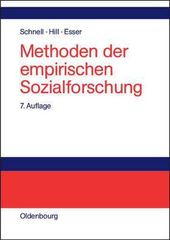 Handbuch Methoden Der Empirischen Sozialforschung Methoden Der Empirischen Sozialforschung, Rainer Schnell