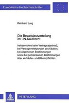 Die Beweislastverteilung Im Un-Kaufrecht