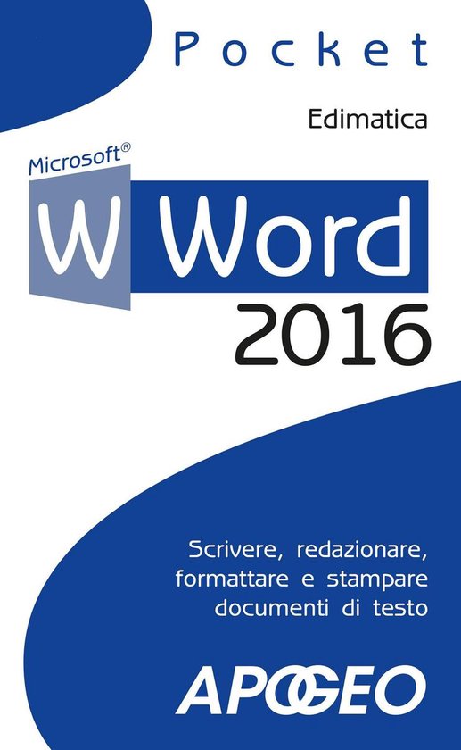 Lavorare con Word 1 - Word 2016 - cover