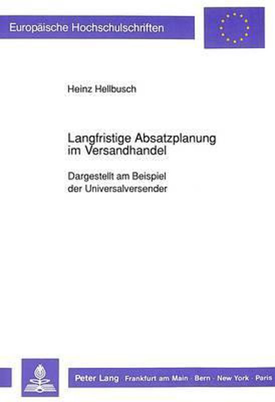 Langfristige Absatzplanung Im Versandhandel - cover