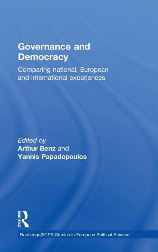 Foto: Routledge ecpr studies in european political science governance and democracy