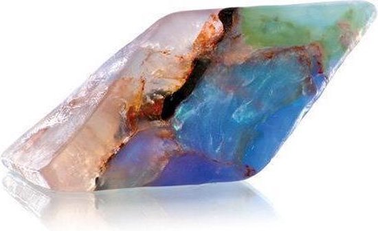 Savons Gemme - Zeeptablet Rock soap - Edelsteen zeep zwarte Opaal 170 gram  - | bol.com