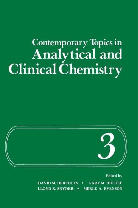 Contemporary Topics in Analytical and Clinical Chemistry - cover