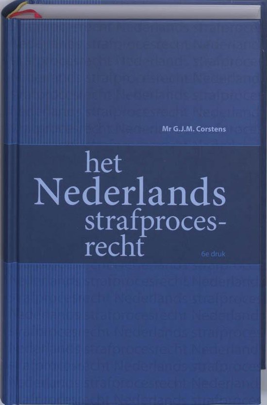 Het Nederlands strafprocesrecht - cover