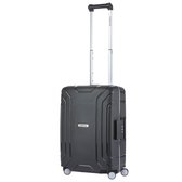 CarryOn Steward Handbagagekoffer - TSA handbagage trolley 55cm - volledig gevoerd en vaste sloten - Zwart