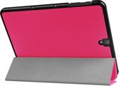 Shop4 - Samsung Galaxy Tab S3 9.7 Hoes - Smart Book Case Lychee Roze