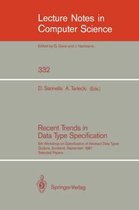 Recent Trends in Data Type Specification