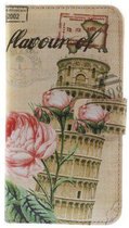 MW Wallet Book Case Glossy Tower of Pisa voor Apple iPhone 6