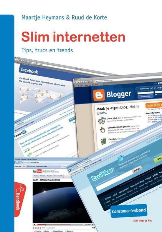 Cover van het boek 'Slim internetten' van M. Heymans en Ruud de Korte