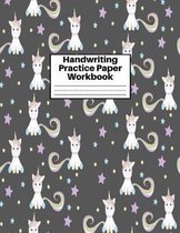 Handwriting Practice Paper Workbook