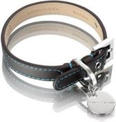 Halsband Sailor, zwart/blauw, maat M