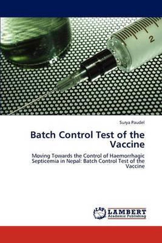 Batch Control Test of the Vaccine - cover