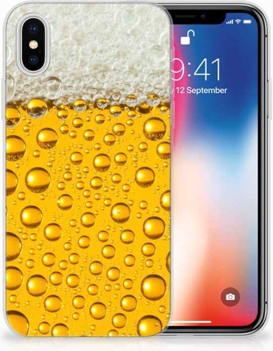 Souple Housse pour Apple iPhone X | Xs Coque Bière