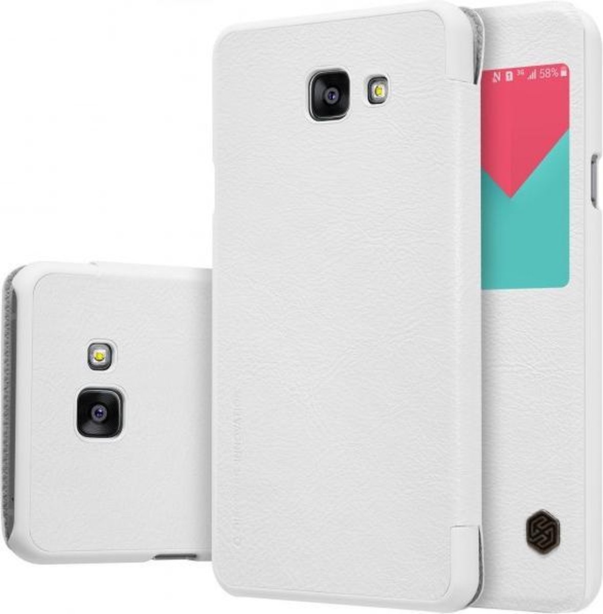 Nillkin Qin Series View Window Case Samsung Galaxy A5 (2016) Wit