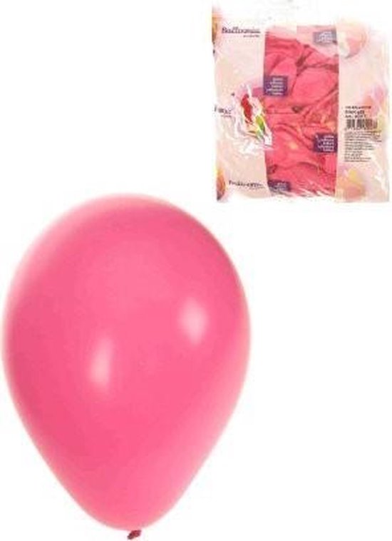 Ballonnen helium 200x pink - Ballon helium lucht festival verjaardag feest pink roze
