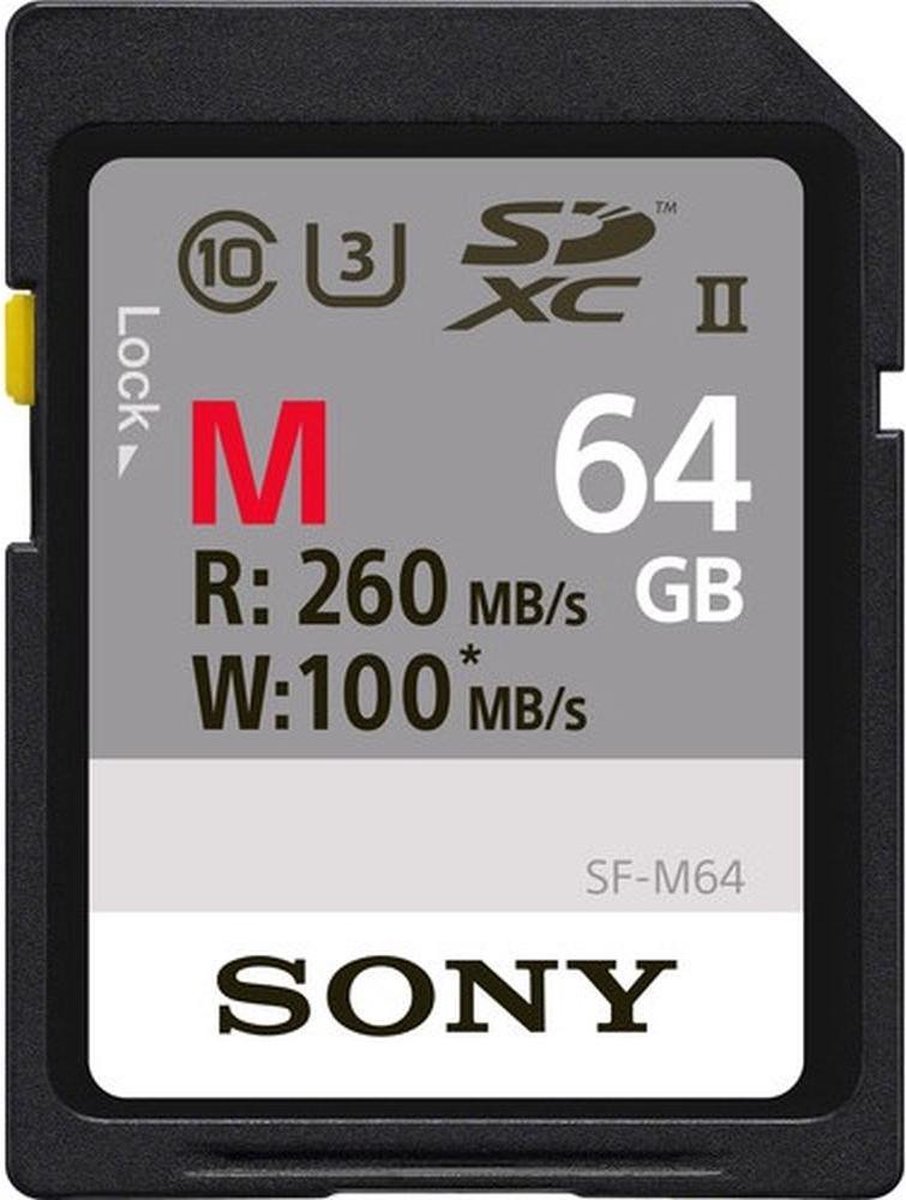 Sony SDXC Professional 64GB Class 10 UHS-II U3 (SF64M)