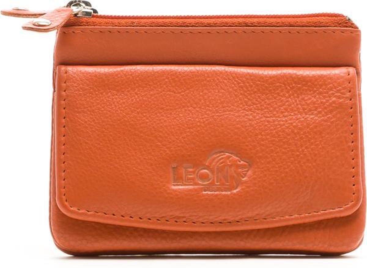 Sleuteletui - Dubbelvaks - Sleutel - Keingeld - Pasjesetui - Leer - Sleutel etui - Sleuteletui heren - Sleuteletui met rits - Sleuteletui dames - Sleutelmapje - Sleuteletui leer - Sleutelbeursje - Kleine cadeautjes voor kinderen - Goedkope cadeautjes