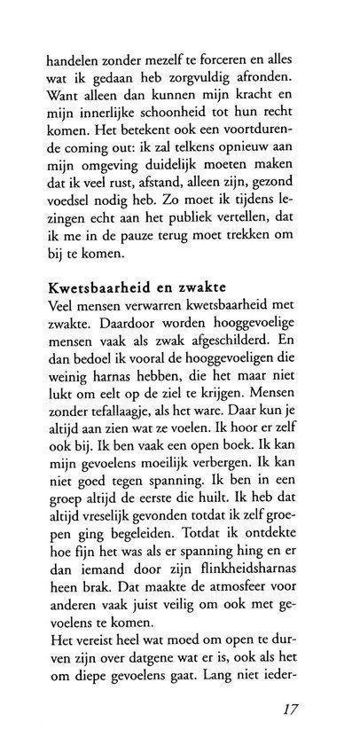 Tekstpagina over kwetsbaarheid en zwakte, met paginanummer 17.